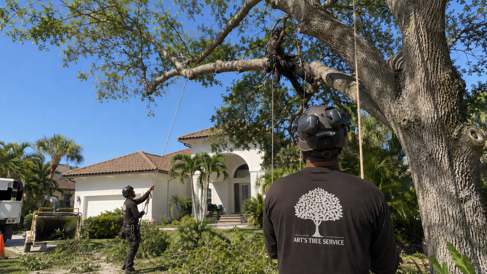 Professional tree pruning in Sarasota Florida